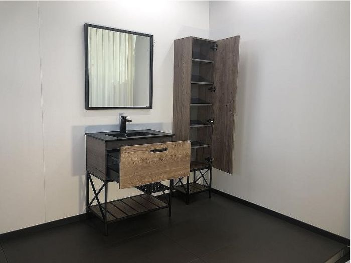 Зеркало Comforty Бредфорд 75 00004149062 Черное