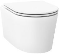 Унитаз Wellsee Éclatant 182615001 подвесной цвет Белый глянцевый с сиденьем Микролифт