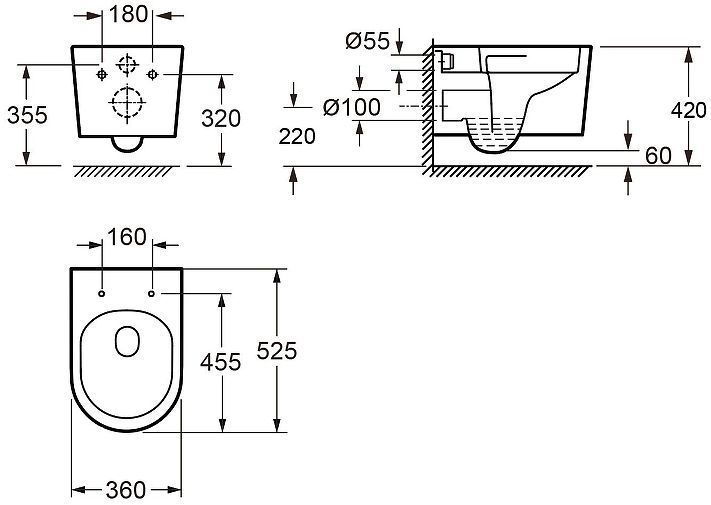 Унитаз Wellsee Éclatant 182615001 подвесной цвет Белый глянцевый с сиденьем Микролифт