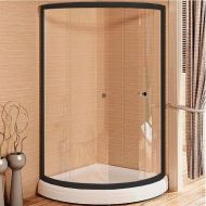 Душевой уголок Radomir Найт 90x90 1-03-6-0-0-0010 профиль Черный стекло прозрачное