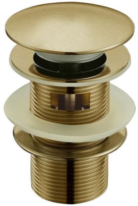 Донный клапан Boheme Medici 610/2 click-clack с переливом Бронза