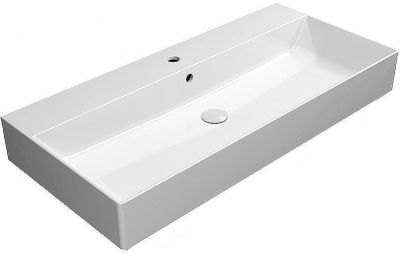 Раковина GSI Kube X 100 9423111 Белая