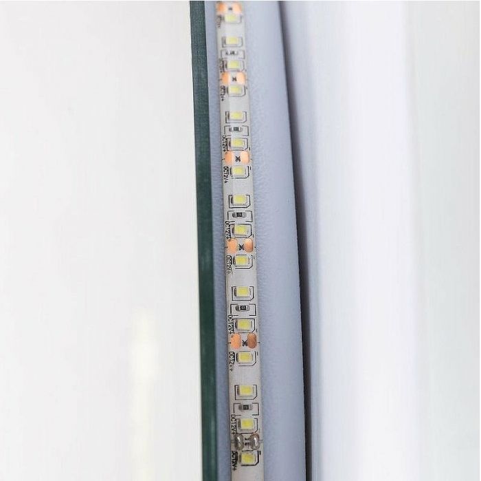 Зеркало Cezares Duet 120 CZR-SPC-DUET-1200-800-LED-TCH с подсветкой с лазерной гравировкой и сенсорным выключателем