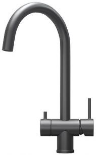 Смеситель для кухни Granula Kitchen Space 7104 цвет Графит матовый