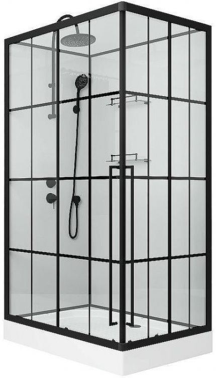 Душевая кабина Niagara Standart 100x80 L ST100/80/15QL/KL/BKT без гидромассажа