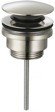 Донный клапан AQUAme AQM7003BN click-clack цвет Никель шлифованный