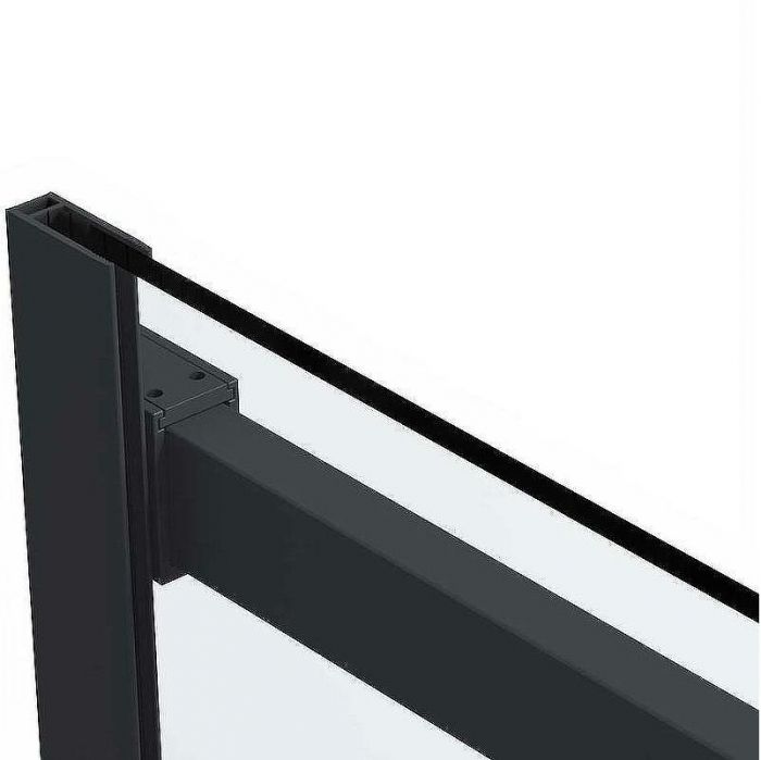 Душевой уголок Vincea Como Soft 140x100 VSR-1CS1014CLB профиль Черный стекло прозрачное