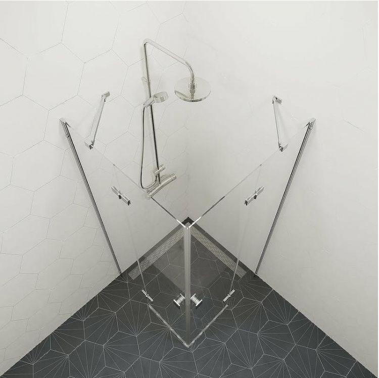 Душевой уголок Triton Дельта-Хром 90х90 Щ0000054216 профиль Хром стекло прозрачное