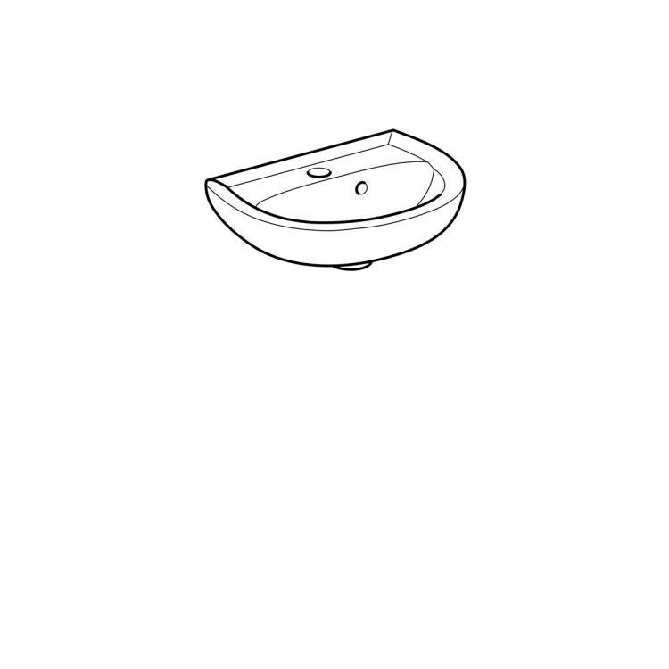 Раковина Geberit Renova Nr.1, 273040000