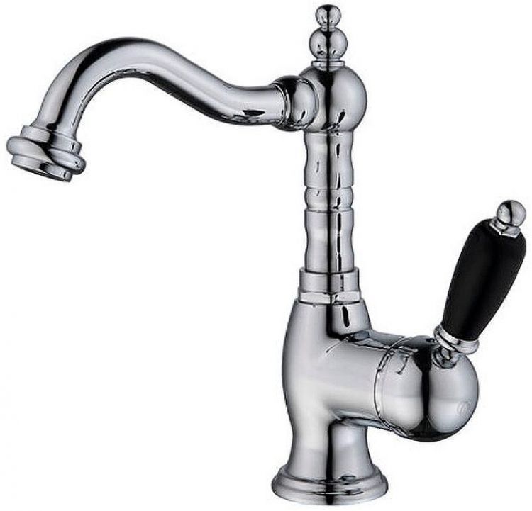 Смеситель для раковины Caprigo Adria-Uno Black Edition 02B-524-crm Хром Смеситель для раковины Caprigo Adria-Uno Black Edition 02B-524-crm Хром