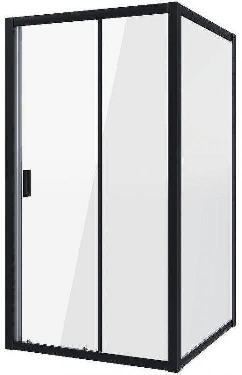 Душевой уголок Niagara Nova 110х90 NG-82-11AB-A90B профиль Черный стекло прозрачное