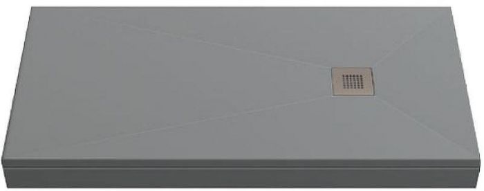 Душевой поддон из искусственного камня Creto Ares 120x80 1-0001 Серый