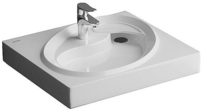 Раковина Grossman Alvaro 55 1605501 на стиральную машину Белая