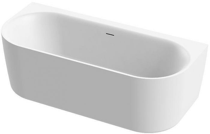Акриловая ванна Cezares Metauro 180x80 METAURO-INT-Wall-180-80-60-W-MATT Белая матовая без гидромассажа