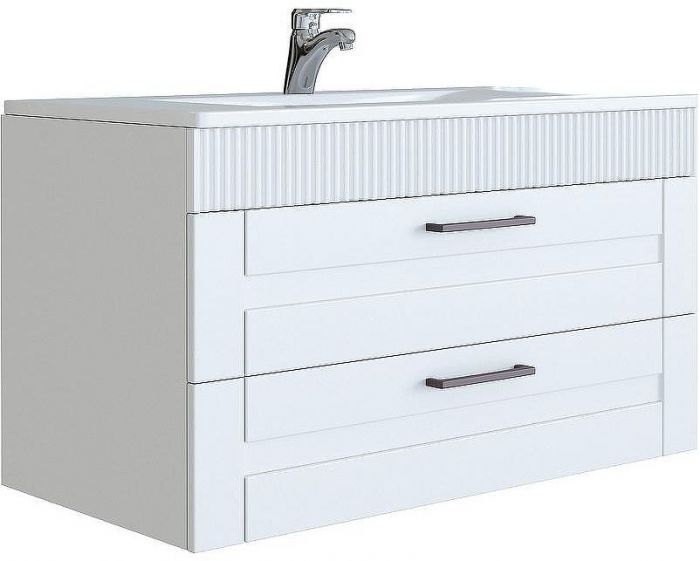 Тумба с раковиной SanVit Турин-2 75 kturin2075 подвесная Белая