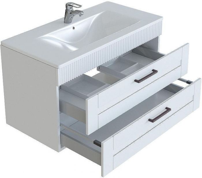 Тумба с раковиной SanVit Турин-2 75 kturin2075 подвесная Белая