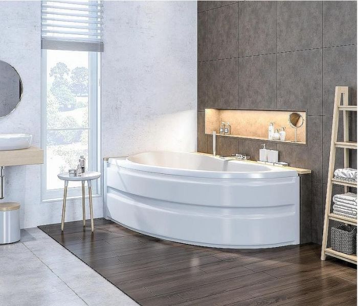 Акриловая ванна Bas Алегра 150x90 L В 00001 без гидромассажа