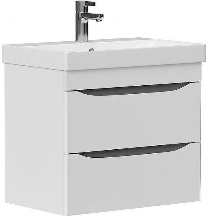 Тумба под раковину Volna Lake 60.2Y tpLAKE60.2Y-01 подвесная Белая