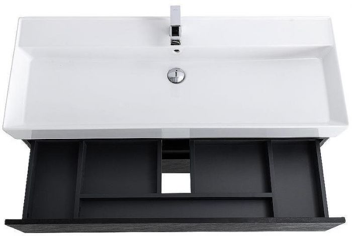 Тумба под раковину Cezares Molveno 46 120 MOLVENO 46-120-2C-SO-NR подвесная Nero