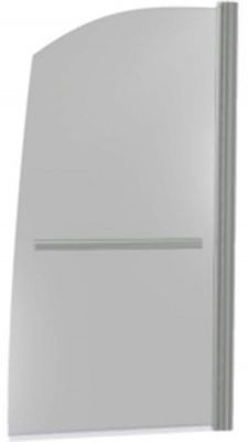 Шторка на ванну Good Door R-HT-80-C-CH 80 профиль Хром стекло прозрачное
