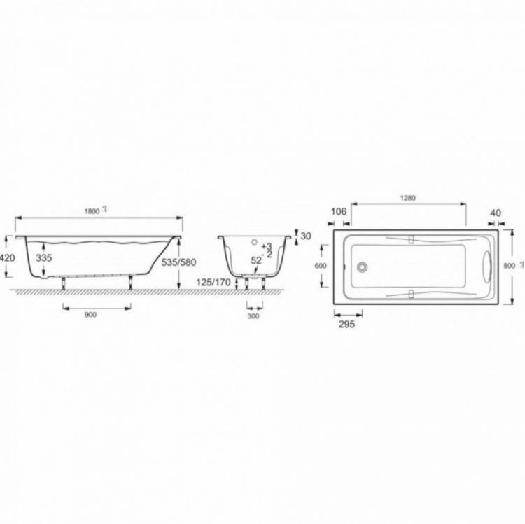 Акриловая ванна с гидромассажем Jacob Delafon Elite 180x80 E5BD247L-00 левая Акриловая ванна с гидромассажем Jacob Delafon Elite 180x80 E5BD247L-00 левая