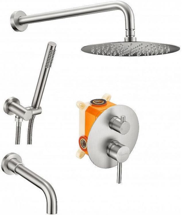 Душевая система Milacio Ultra MCU.150.SS Нержавеющая сталь Душевая система Milacio Ultra MCU.150.SS Нержавеющая сталь