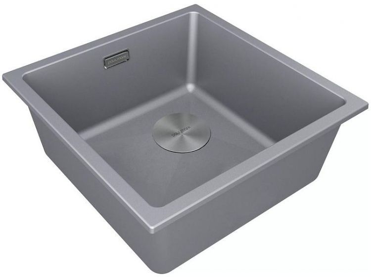 Кухонная мойка Paulmark Lumi 45 UNI-Skew LU45SK-GRM Серый металлик
