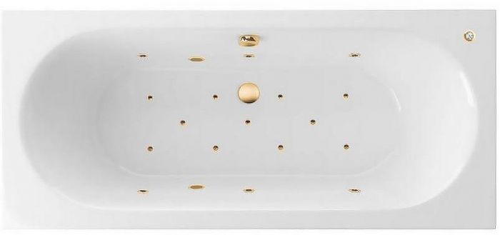 Акриловая ванна Excellent Oceana 180x80 WAEX.OCE18.RELAX.GL с гидромассажем