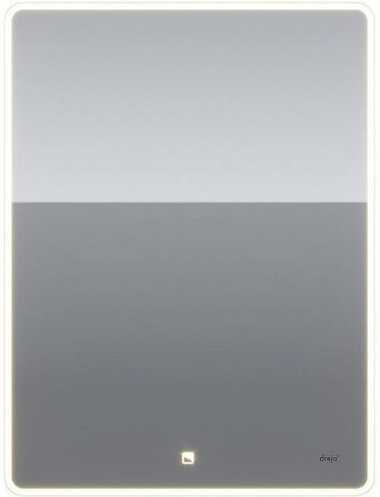 Зеркало Dreja Point 60 99.9027 с подсветкой Белый с сенсорным выключателем