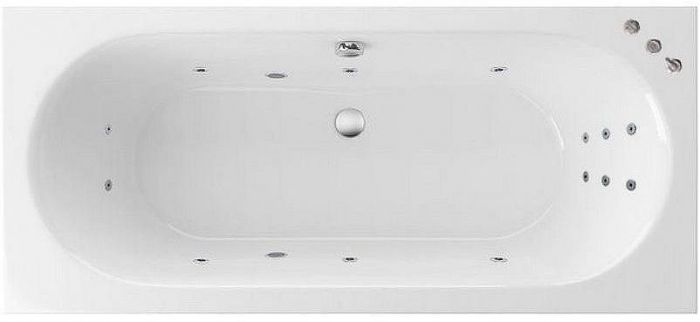 Акриловая ванна Excellent Oceana Slim 180x80 WAEX.OCE18S.SMART.CR с гидромассажем