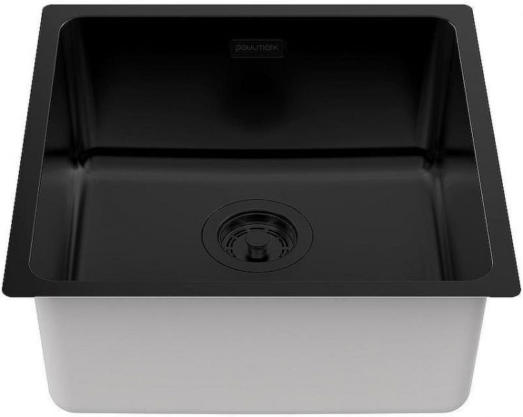 Кухонная мойка Paulmark Yuni 44 Uni YU44-MBN Черная матовая