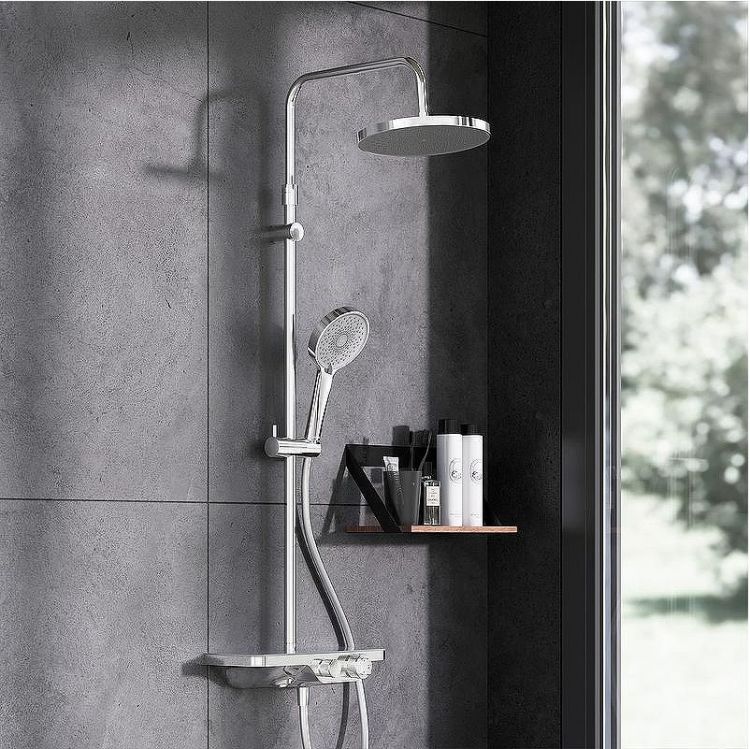 Душевая система Damixa Apollo 947760000 с термостатом Хром Душевая система Damixa Apollo 947760000 с термостатом Хром