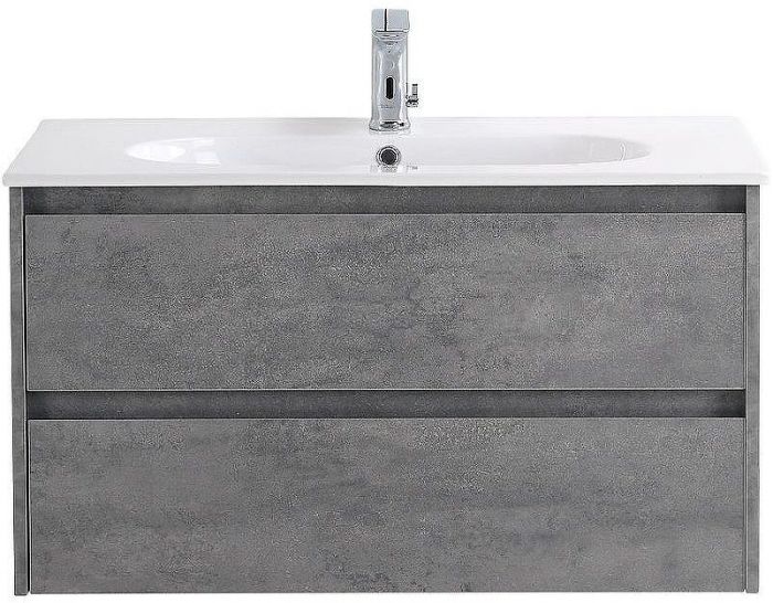 Тумба под раковину BelBagno Kraft 80 KRAFT-800-2C-SO-CG подвесная Cemento Grigio