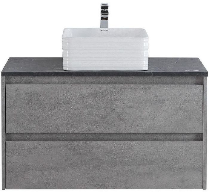 Тумба под раковину BelBagno Kraft 80 KRAFT-800-2C-SO-CG подвесная Cemento Grigio