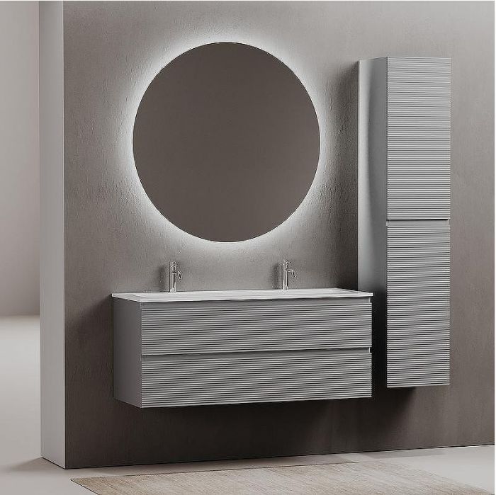 Тумба под раковину Sancos Folk 120 FL120ES подвесная Ergraut soft