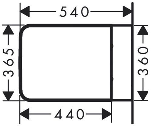 Hansgrohe комплект: EluPura Original Q Унитаз подвесной 540x360, сиденье с микролифтом, безободковый, цвет: белый