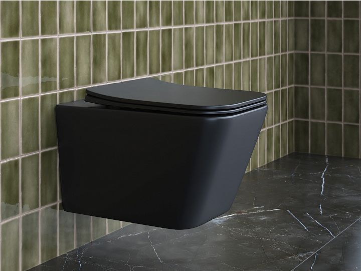 Подвесной унитаз CERAMICANOVA Metric Rimless CN3007MB