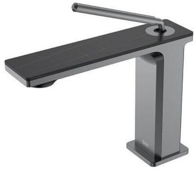 Смеситель для раковины Black&amp;White Gravity GF-7105-GM 7105GM цвет Оружейная сталь
