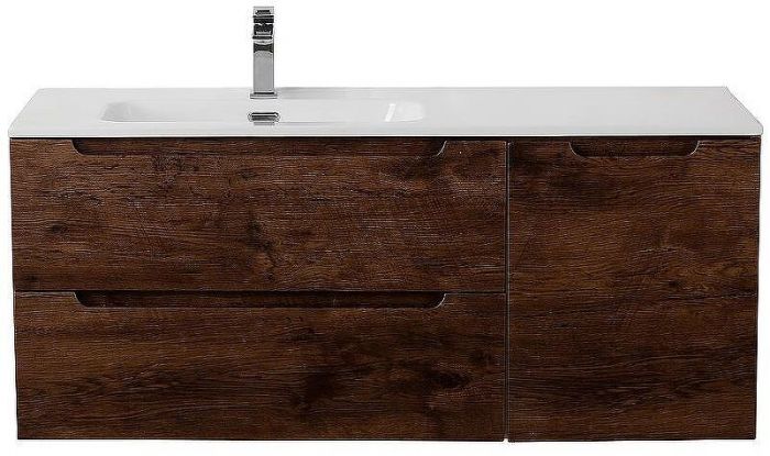 Тумба под раковину BelBagno Etna 120 L ETNA-1200-2C-1A-SO-RW-L подвесная Rovere Moro