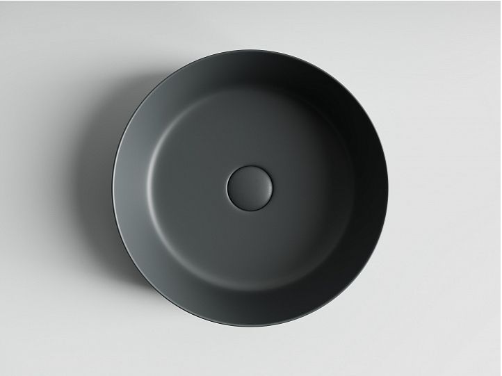 Умывальник CERAMICANOVA Element чаша накладная круглая 390 мм (цвет Темный Антрацит Матовый) CN6022MDH Умывальник CERAMICANOVA Element чаша накладная круглая 390 мм (цвет Темный Антрацит Матовый) CN6022MDH