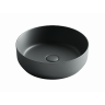 Умывальник CERAMICANOVA Element чаша накладная круглая 390 мм (цвет Темный Антрацит Матовый) CN6022MDH