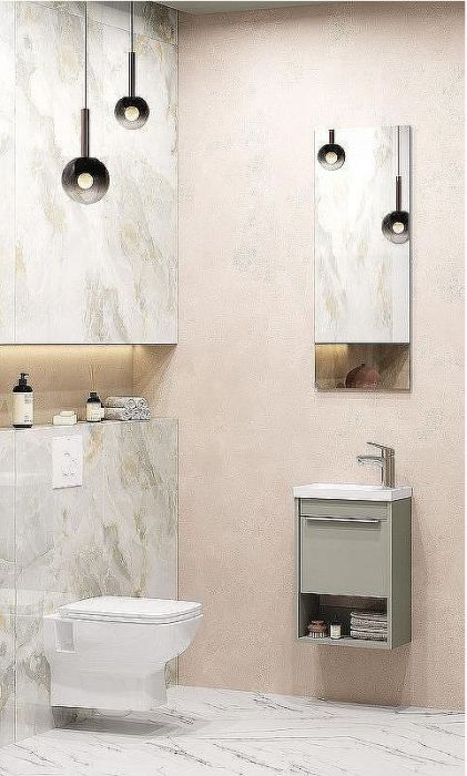 Тумба под раковину Aquaton Хоуп 40 1A287101HP9D0 подвесная Хаки