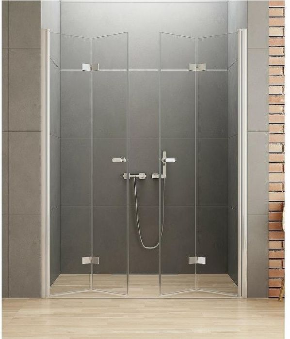 Душевая дверь New Trendy New Soleo Chrome 150 D-0259A профиль Хром стекло прозрачное
