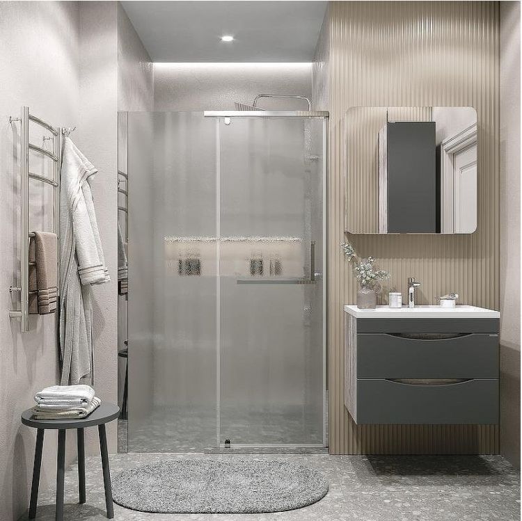 Душевая дверь Grossman Pragma 120 100.K33.03.120.10.02 профиль Хром стекло шиншилла Душевая дверь Grossman Pragma 120 100.K33.03.120.10.02 профиль Хром стекло шиншилла