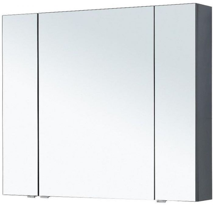 Зеркальный шкаф Aquanet Алвита New 100 277543 Антрацит