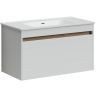 Тумба подвесная SANCOS под раковину Smart, белый глянец 890х450х500, SM90W