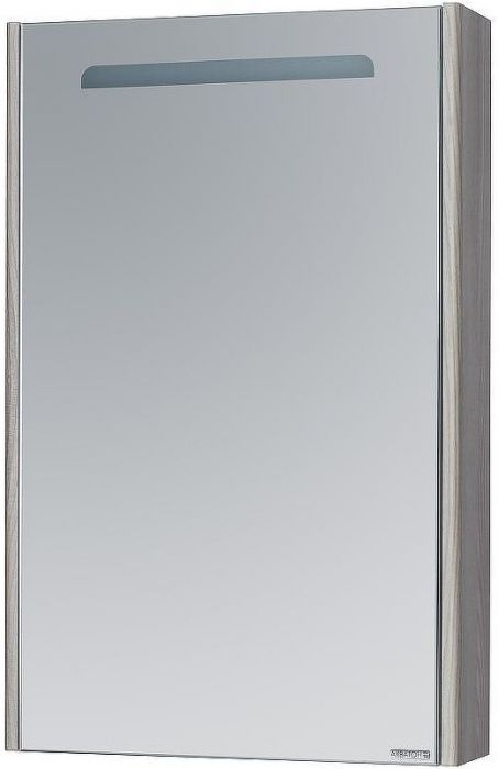 Зеркальный шкаф Aquaton Сильва 50 L 1A215502SIW6L с подсветкой Дуб фьорд