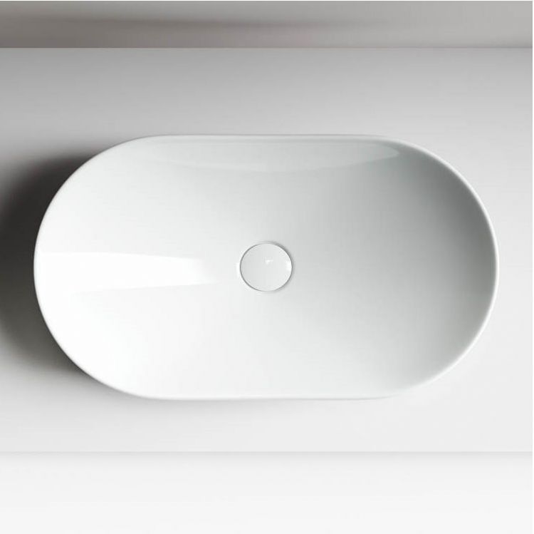 Умывальник чаша SANCOS Element накладная овальная 620x360x145мм, CN6015