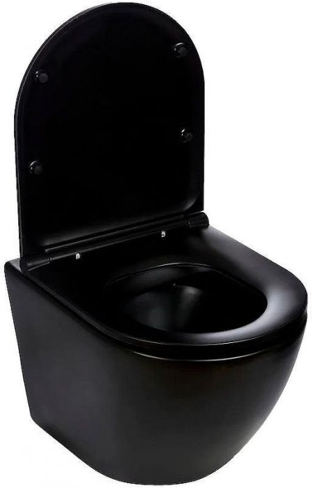 Унитаз WeltWasser Merzbach 004 MT-BL 10000003695 подвесной Черный матовый с сиденьем Микролифт
