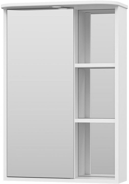 Зеркальный шкаф Misty Венера 55 L П-Внр04055-01СвЛ с подсветкой Белый